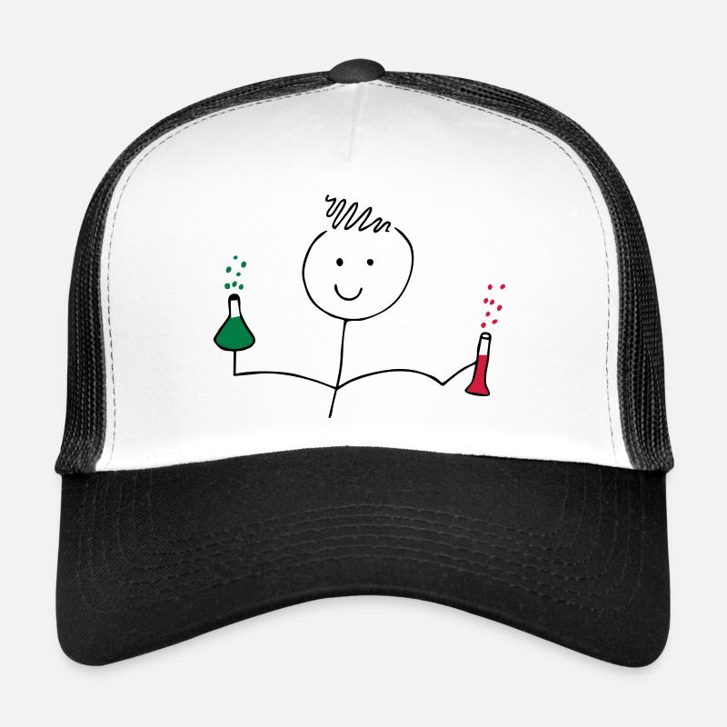 chemistry school - Trucker Cap - white/black