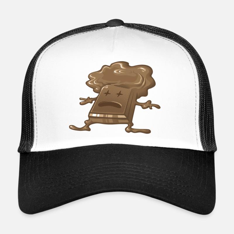 Tote Schokolade - Trucker Cap - Weiß/Schwarz