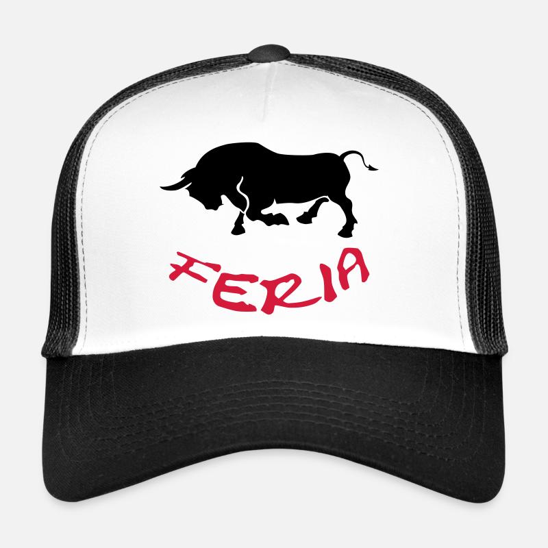 Feria ! - Casquette trucker  - blanc/noir