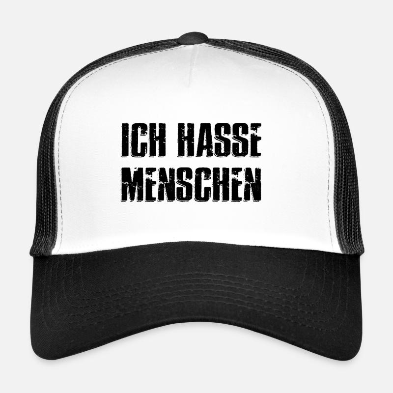 Je déteste les gens Casquette trucker 