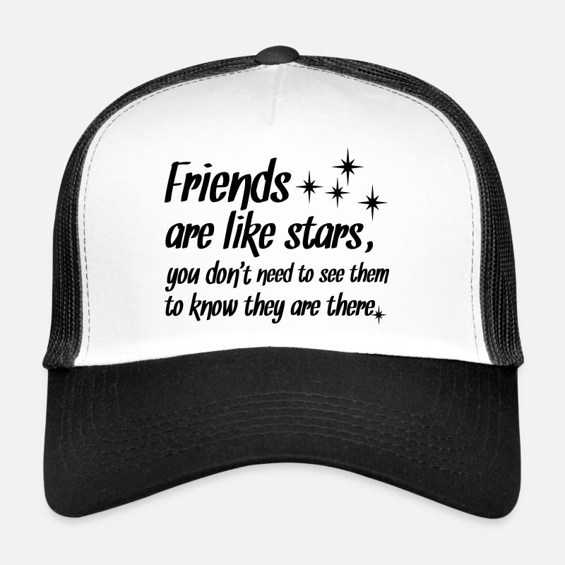 Friends - Trucker Cap - Weiß/Schwarz