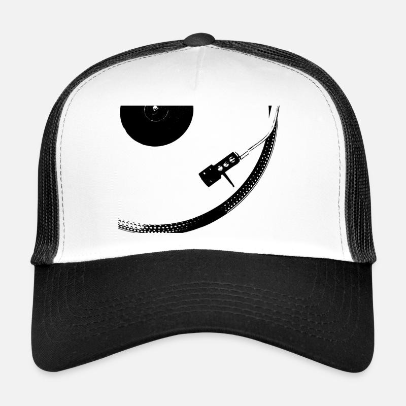 Turntable DJ Plattenspieler Scratch Trucker Cap