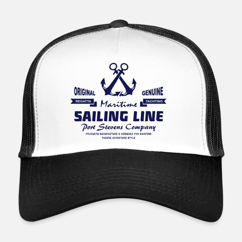 Anchor- Maritime Sailing Trucker Cap