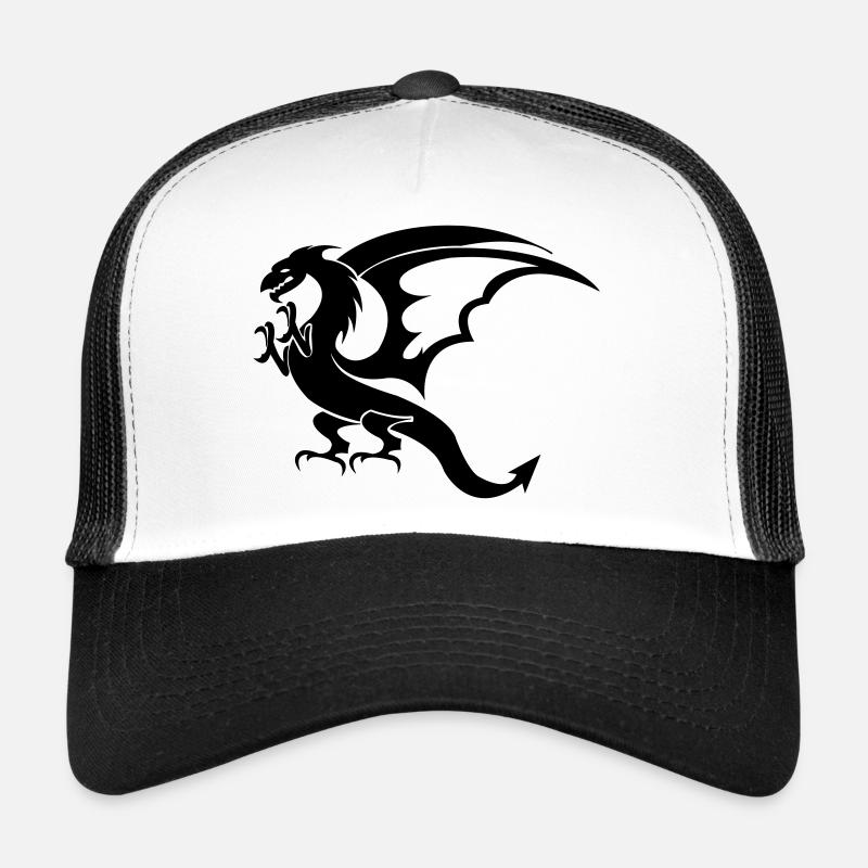 dragon - Trucker Cap - Weiß/Schwarz