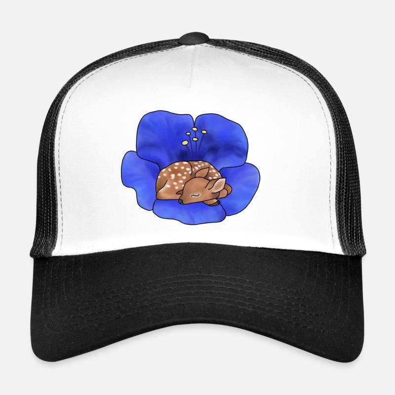 Deer in blossom Trucker Cap