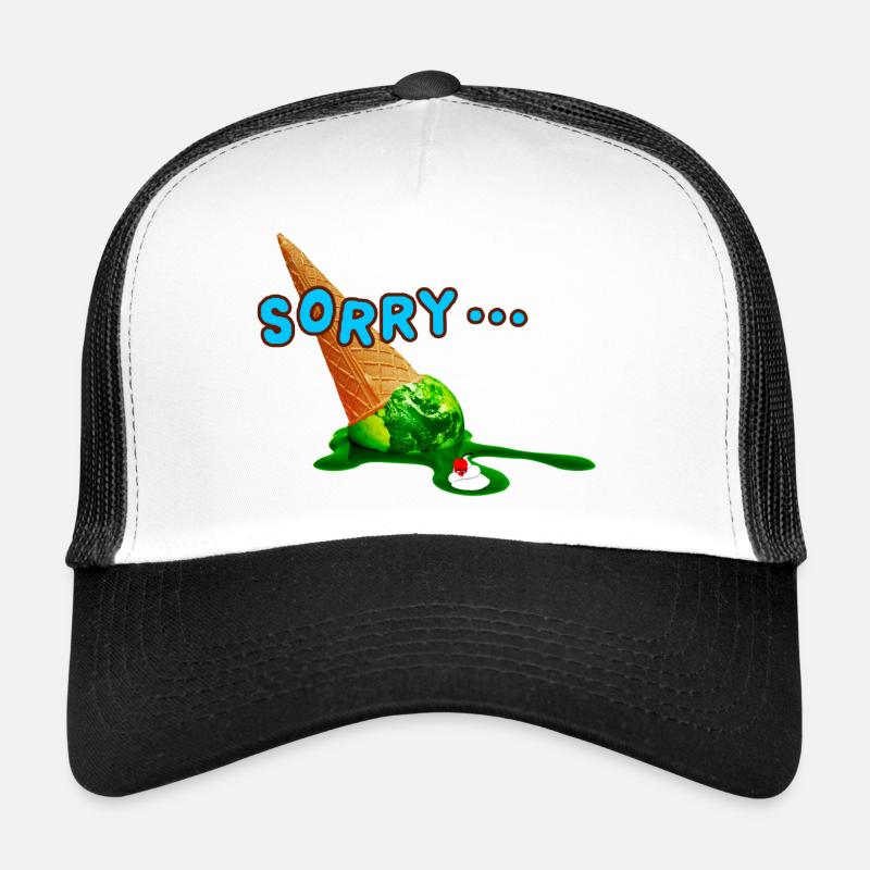Sorry You! - Trucker Cap - Weiß/Schwarz