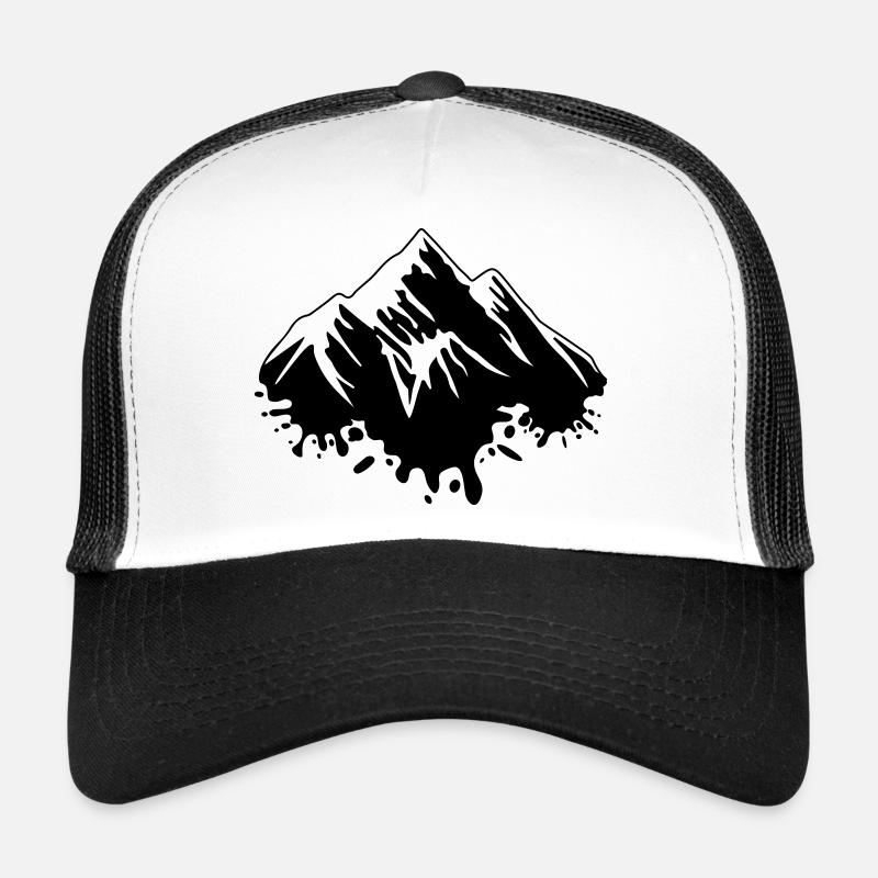mountains berge splat Trucker Cap
