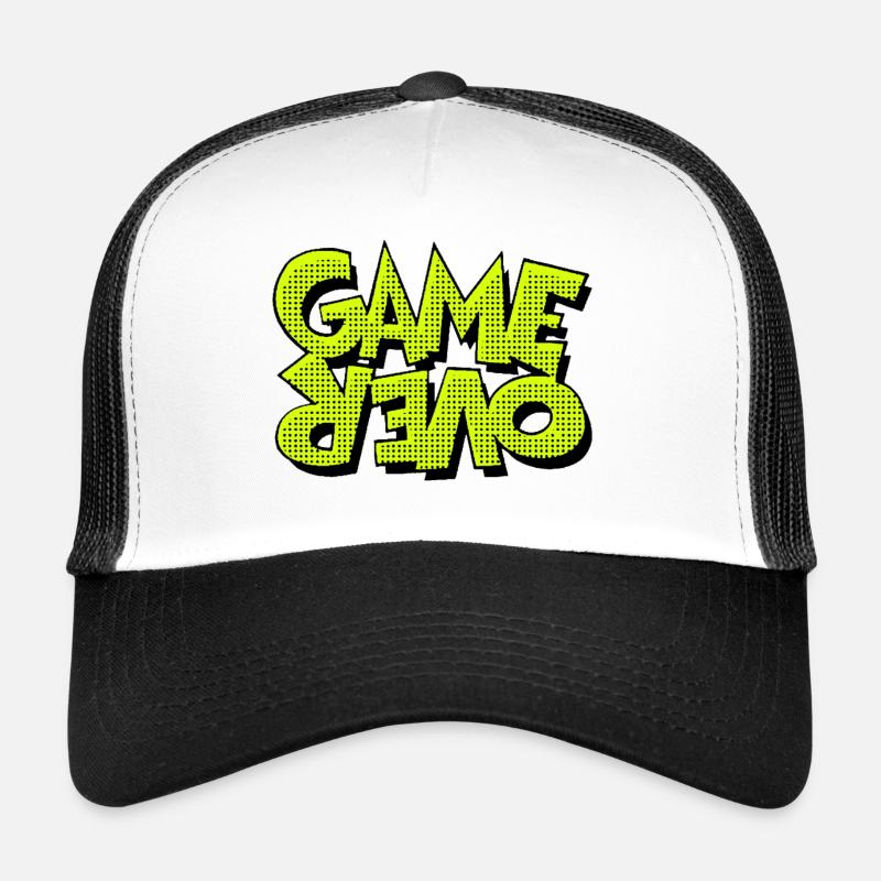 Game Over Retro Pixel Design Casquette trucker 