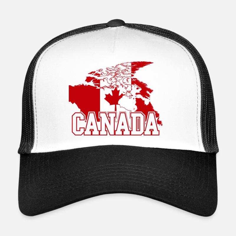 Globe Tee du drapeau de l’érable canadien Casquette trucker 