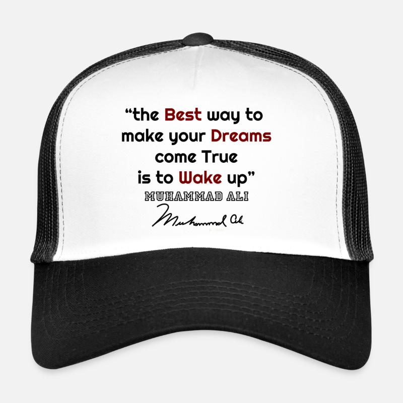 Muhammad Ali, Muhammad Ali citations, citations célèbres, Casquette trucker 