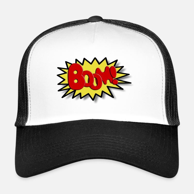 Boom Comicstyle Comics personnage Lichtenstein Pop Art Casquette trucker 
