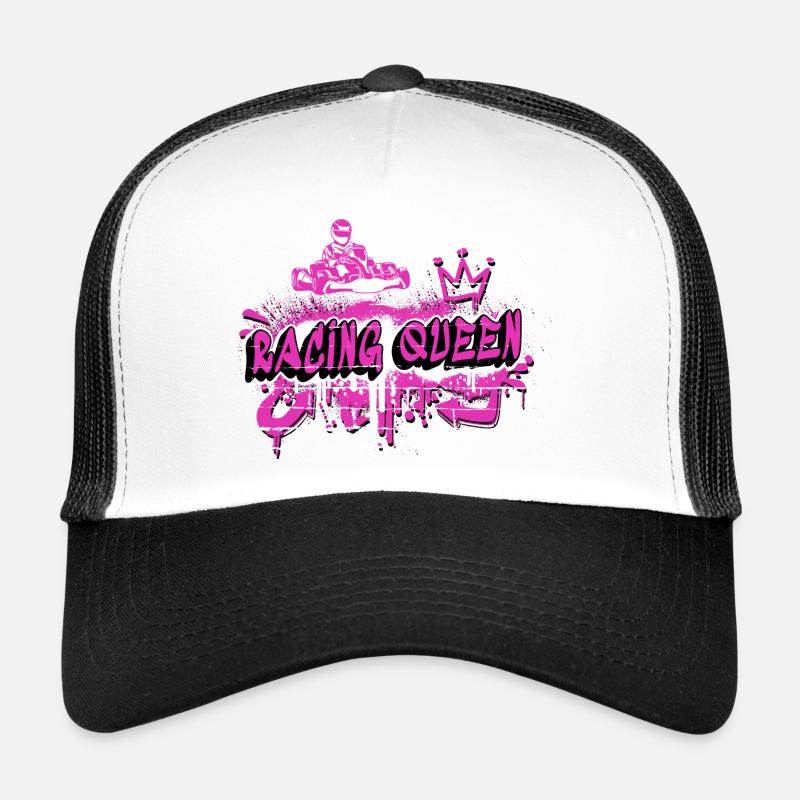 Racing Queen Go kart design Trucker Cap