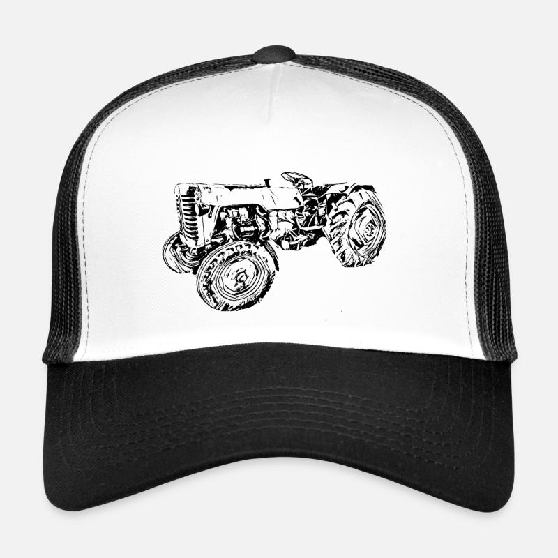 Traktor - Trucker Cap - Weiß/Schwarz