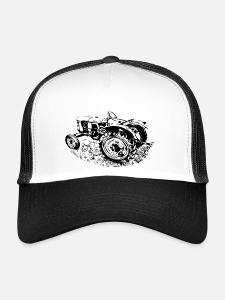 Traktor - Trucker Cap - Weiß/Schwarz