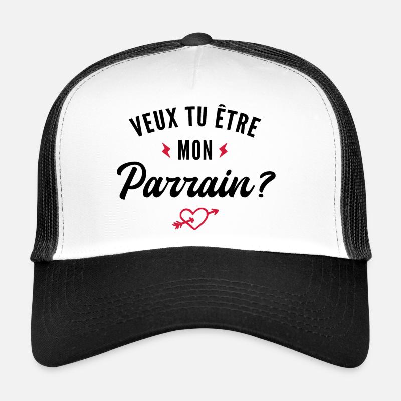 veux tu être mon parrain Casquette trucker 