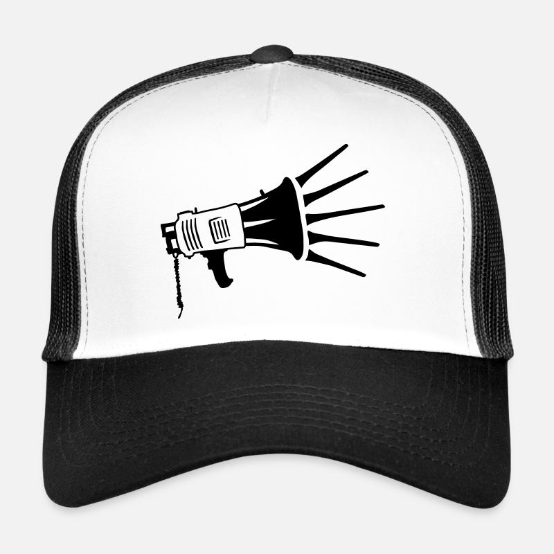 Lautsprecher Propaganda Megafon Symbol Trucker Cap