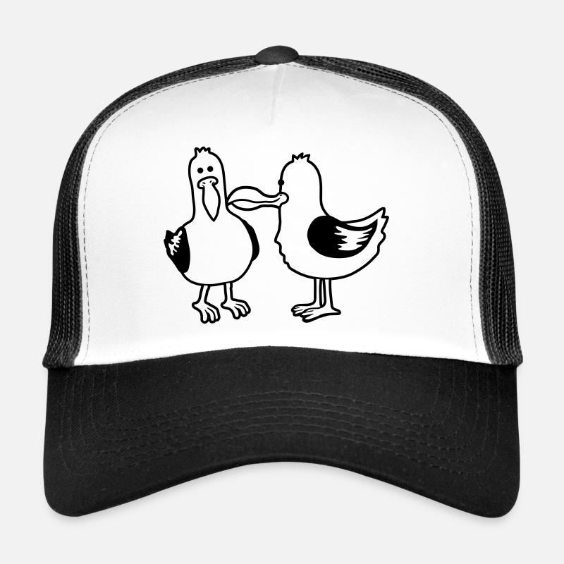 2 drôles d’amis mouettes Casquette trucker 