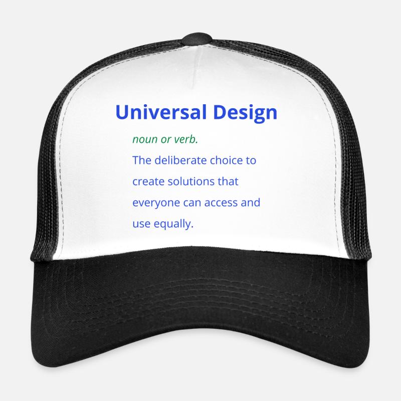 Conception universelle Casquette trucker 