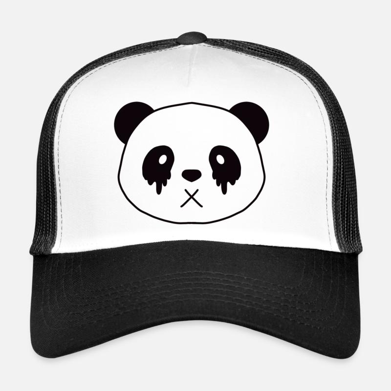 Panda rock Casquette trucker 
