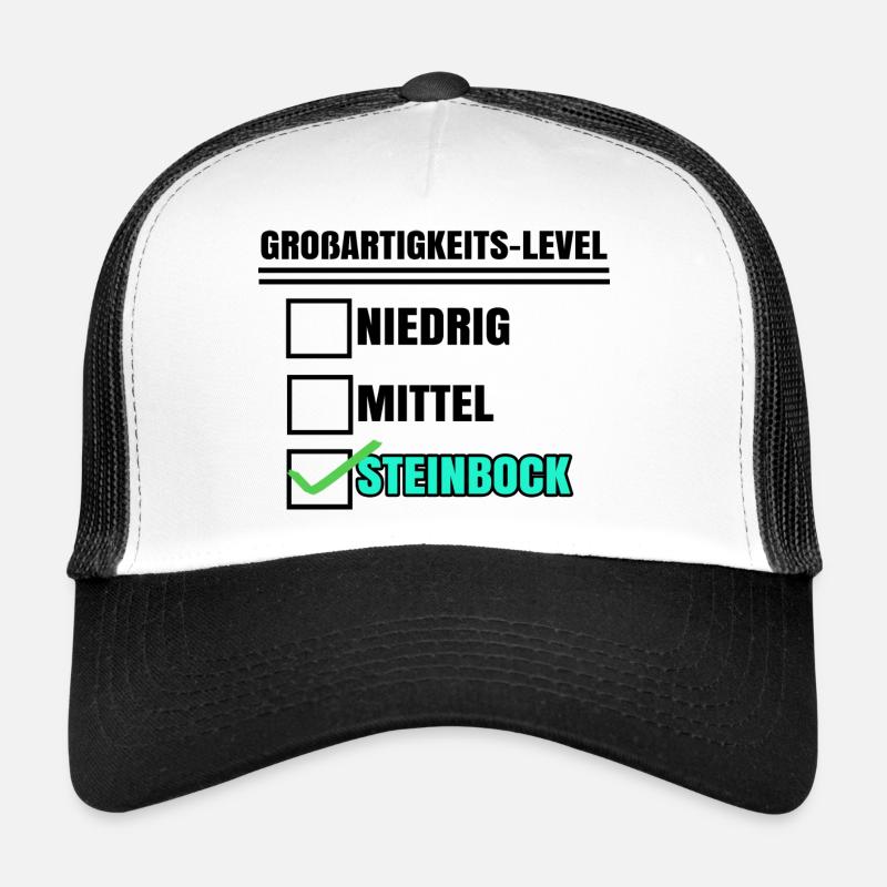 Astrologie Steinbock Statement Tierkreiszeichen Trucker Cap