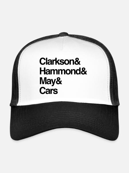 Grand Tour Personnes et Voitures - Casquette trucker  - blanc/noir - Devant