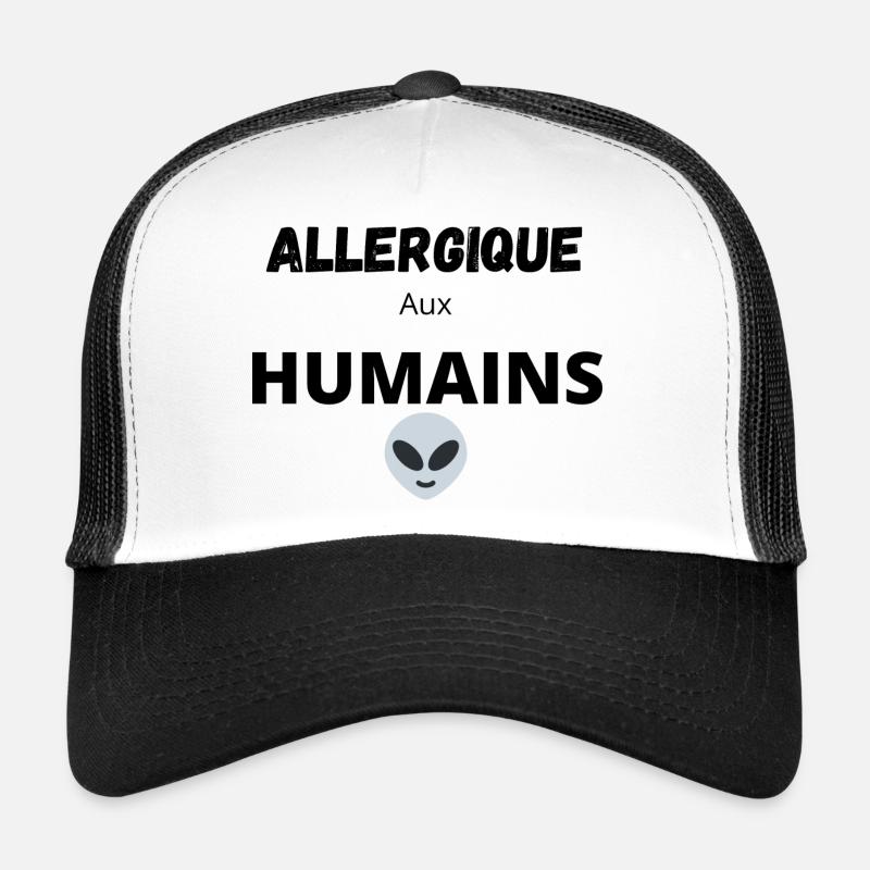 ALLERGIQUE AUX HUMAINS Casquette trucker 