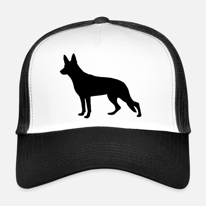 Alsatian - Trucker Cap - white/black