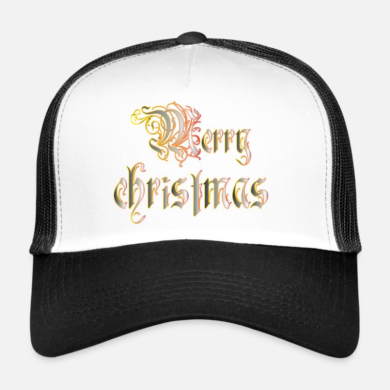 Weihnachtsinsel - Trucker Cap - Weiß/Schwarz