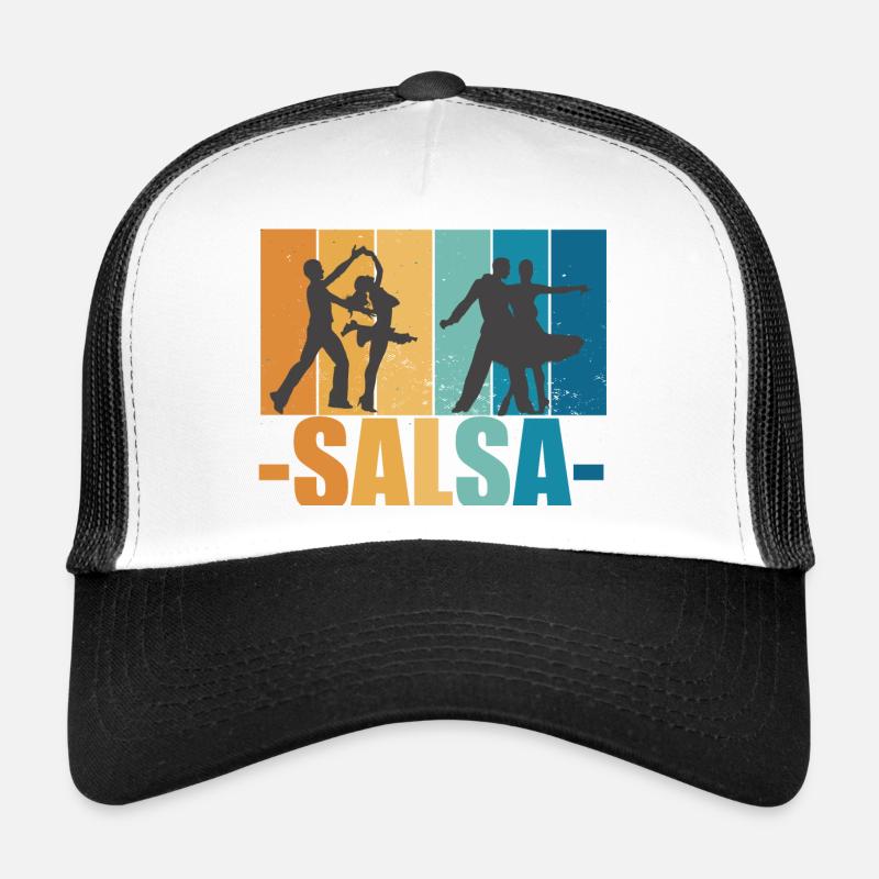 Salsa Vintage Dancer Retro Dancing Cadeau Casquette trucker 