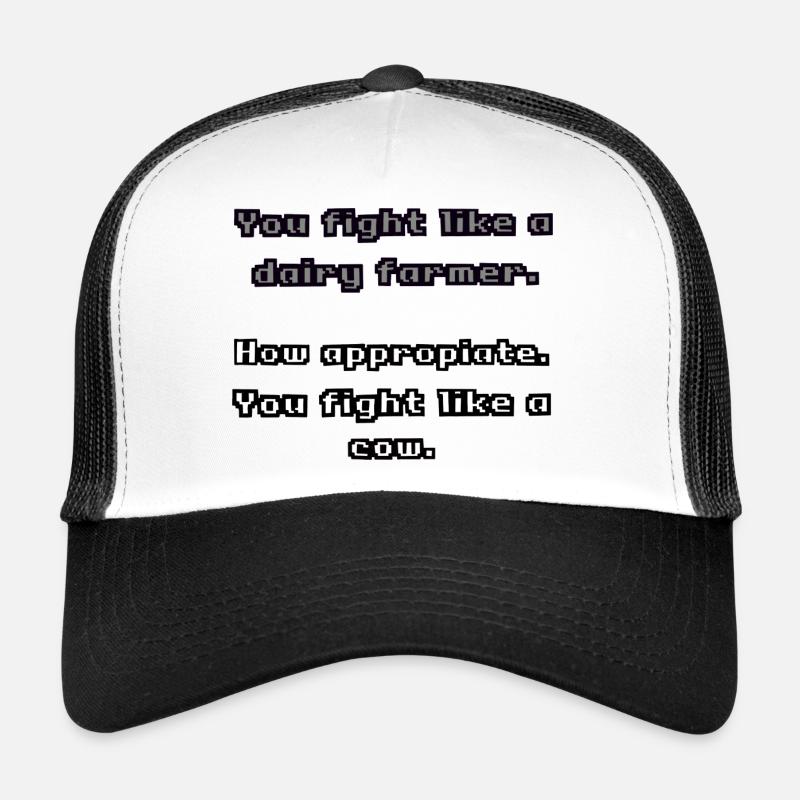Dairy Farmer 4 - Trucker Cap - Weiß/Schwarz