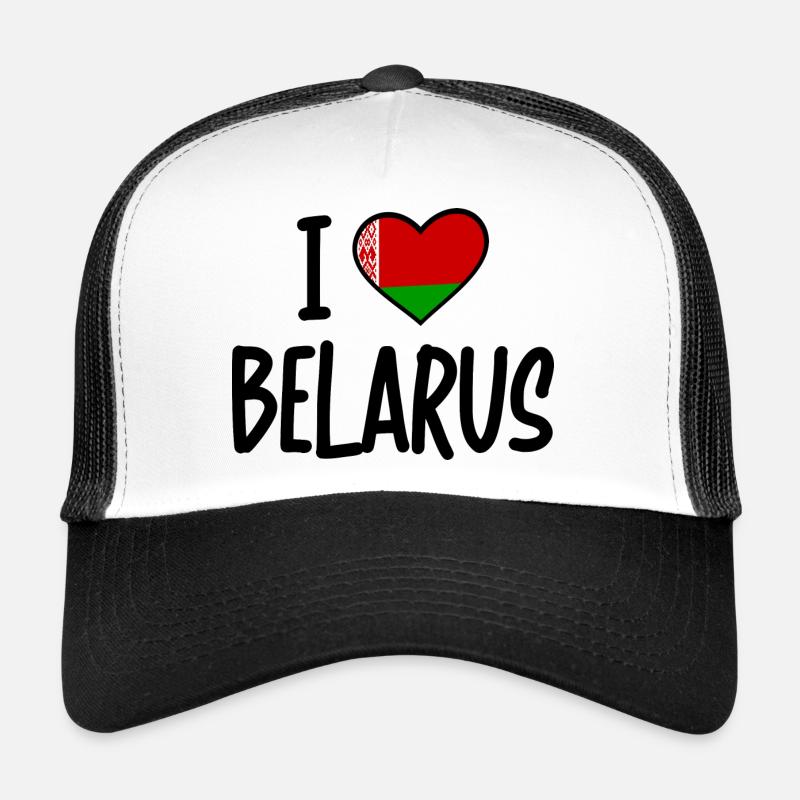 J’aime la Biélorussie Casquette trucker 
