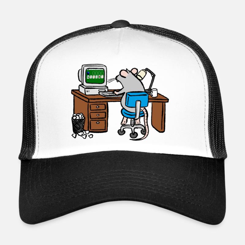 Working hard - Trucker Cap - white/black