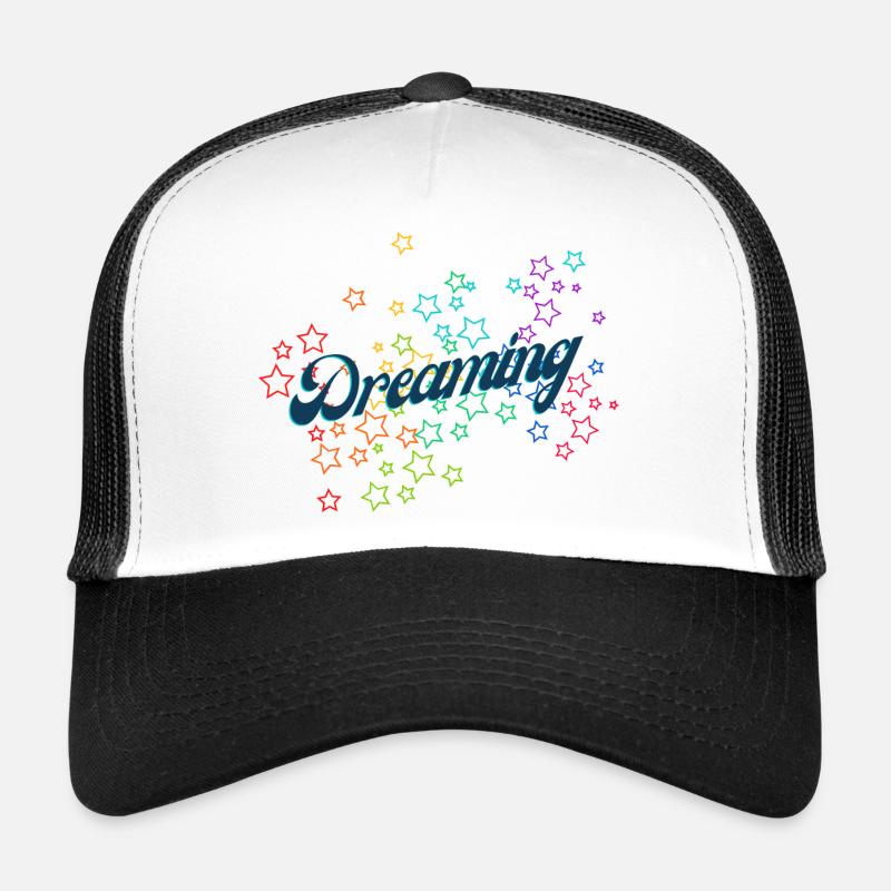 Dreaming - Casquette trucker  - blanc/noir
