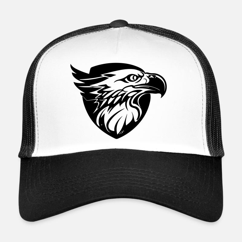 tête d'aigle en profile Casquette trucker 