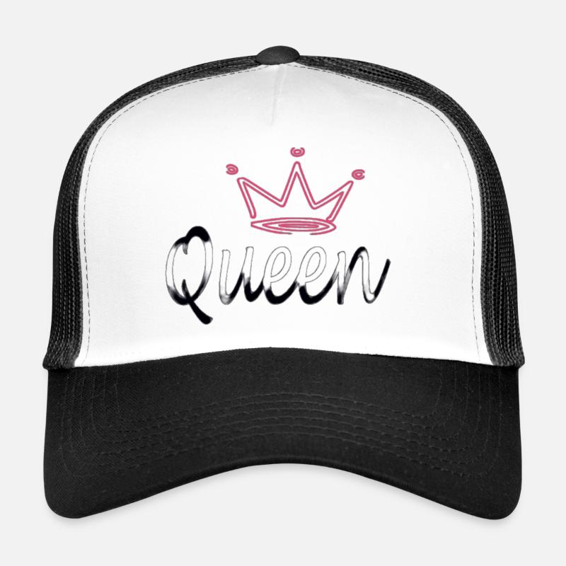 Queen Crown Queen Highness Monarch Gift Idea Trucker Cap