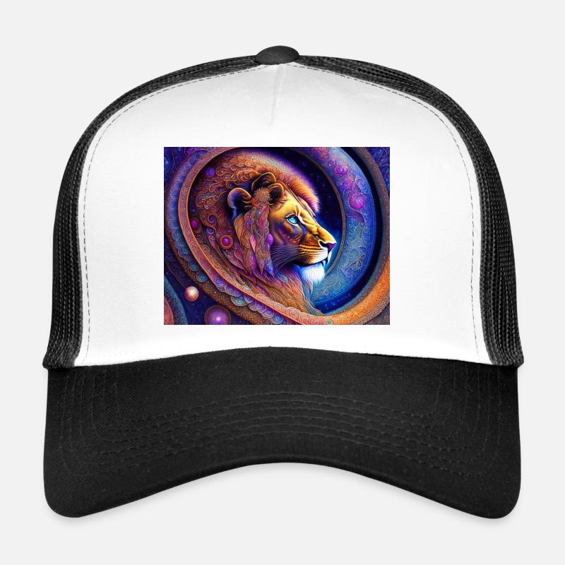 Lion - Trucker Cap - white/black