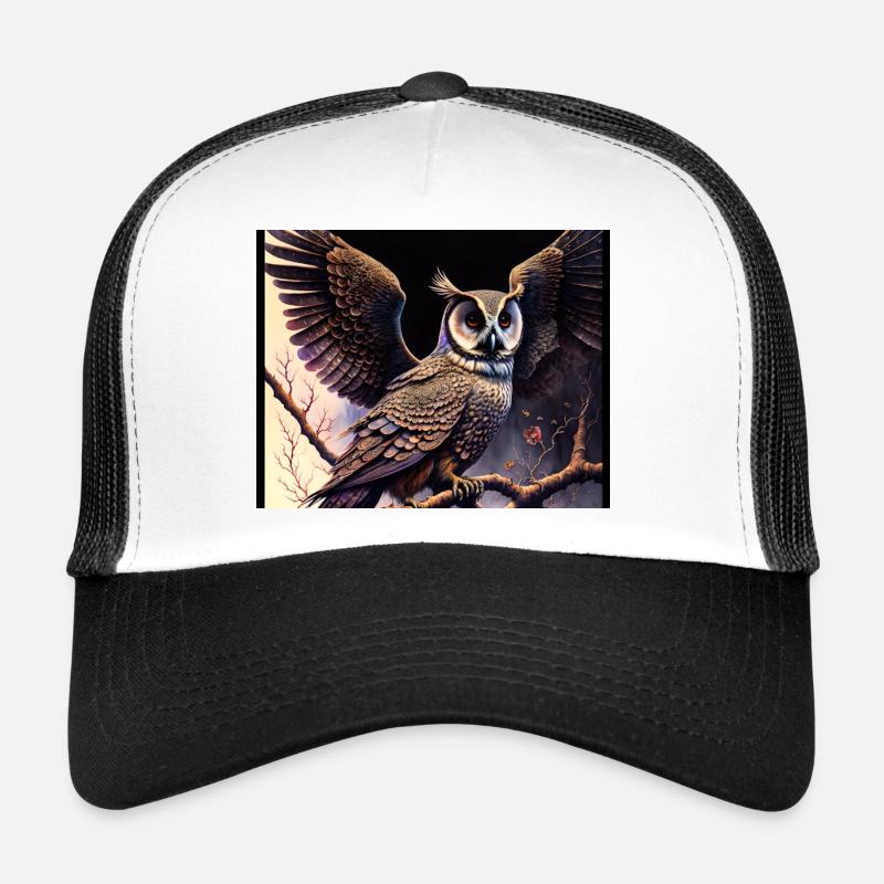 Hibou Casquette trucker 