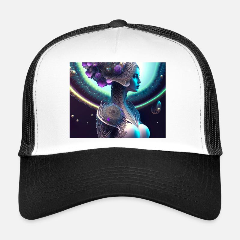 Femme fleur Casquette trucker 