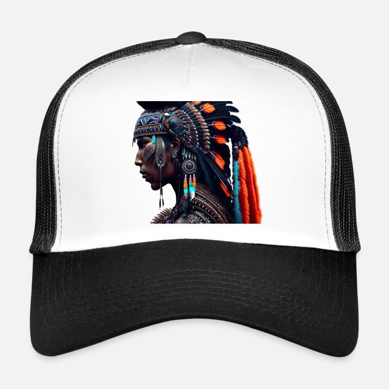 Native Americans with headdresses Trucker Cap