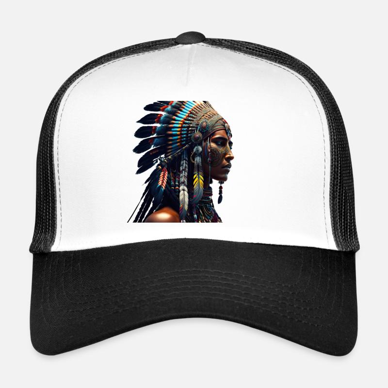 Native Americans with headdresses Trucker Cap