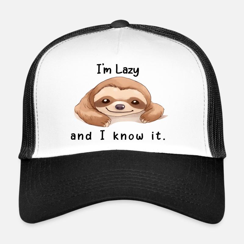 I ́m Lazy and i know it Trucker Cap