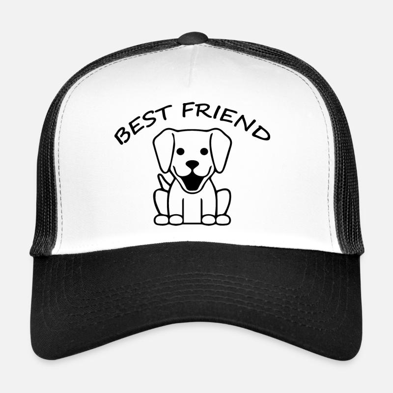 Hund Dog - Trucker Cap - Weiß/Schwarz