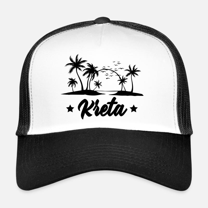 kreta - Trucker Cap - Weiß/Schwarz