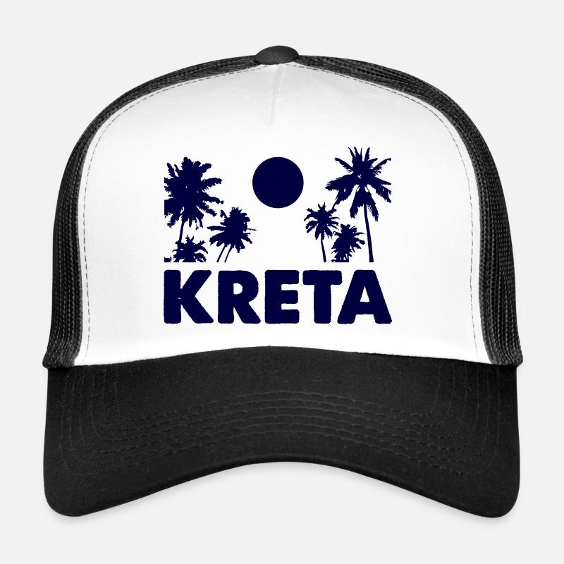 Crete - Trucker Cap - white/black