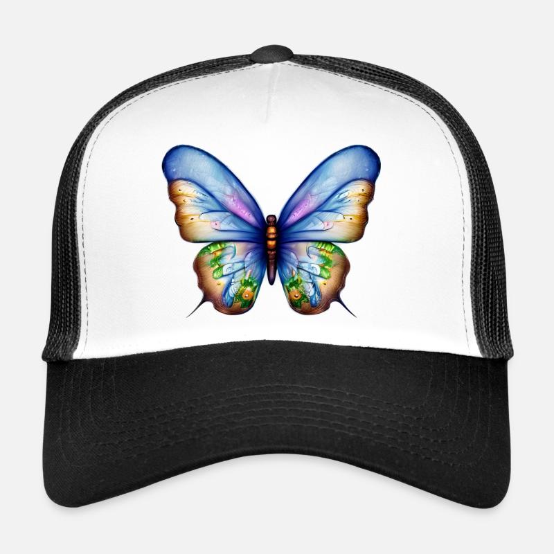 Papillon Insecte Animal Papillon Casquette trucker 