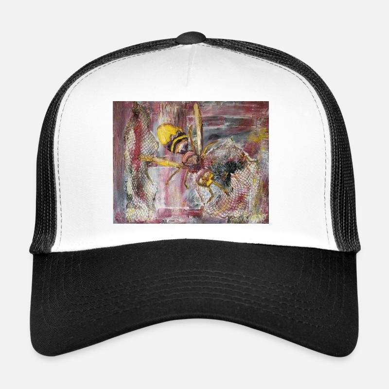 Frelon - Casquette trucker  - blanc/noir