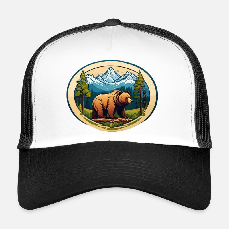 Ours brun Casquette trucker 