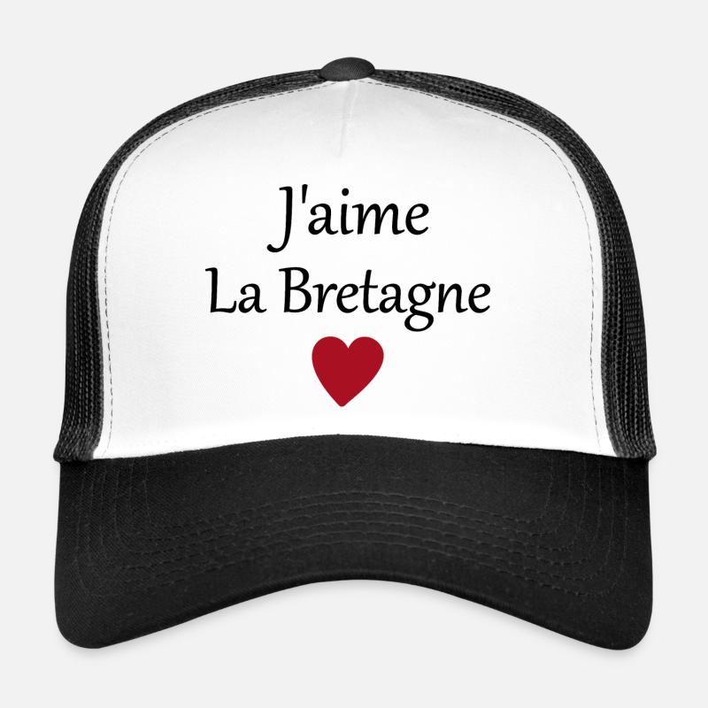 J'aime la Bretagne Casquette trucker 