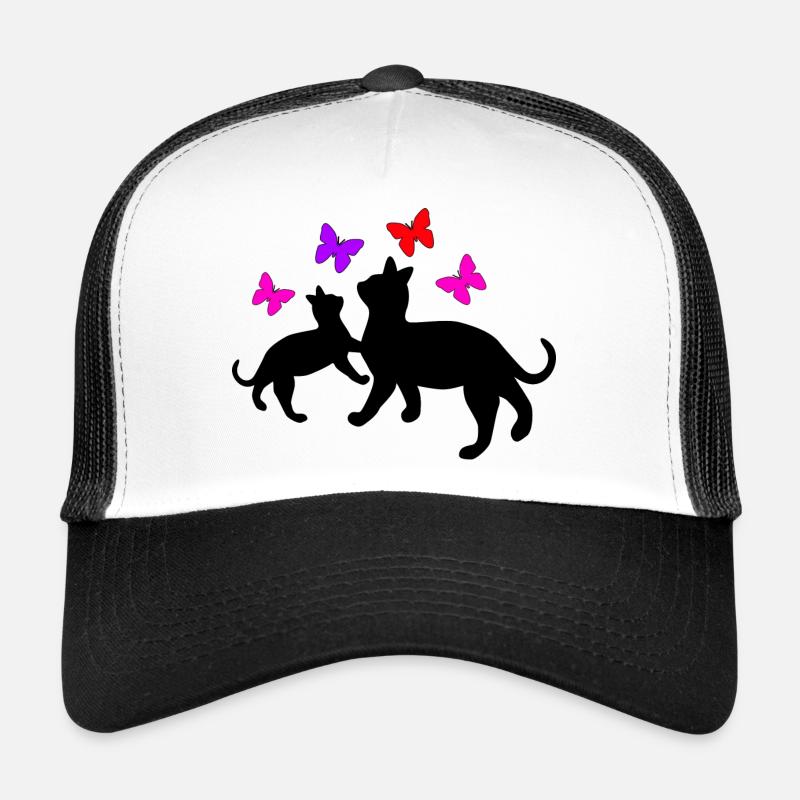 Cats and Butterflies Trucker Cap