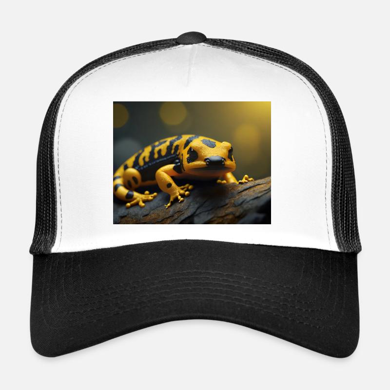 Animaux mignons en hibernation – salamandre de feu Casquette trucker 